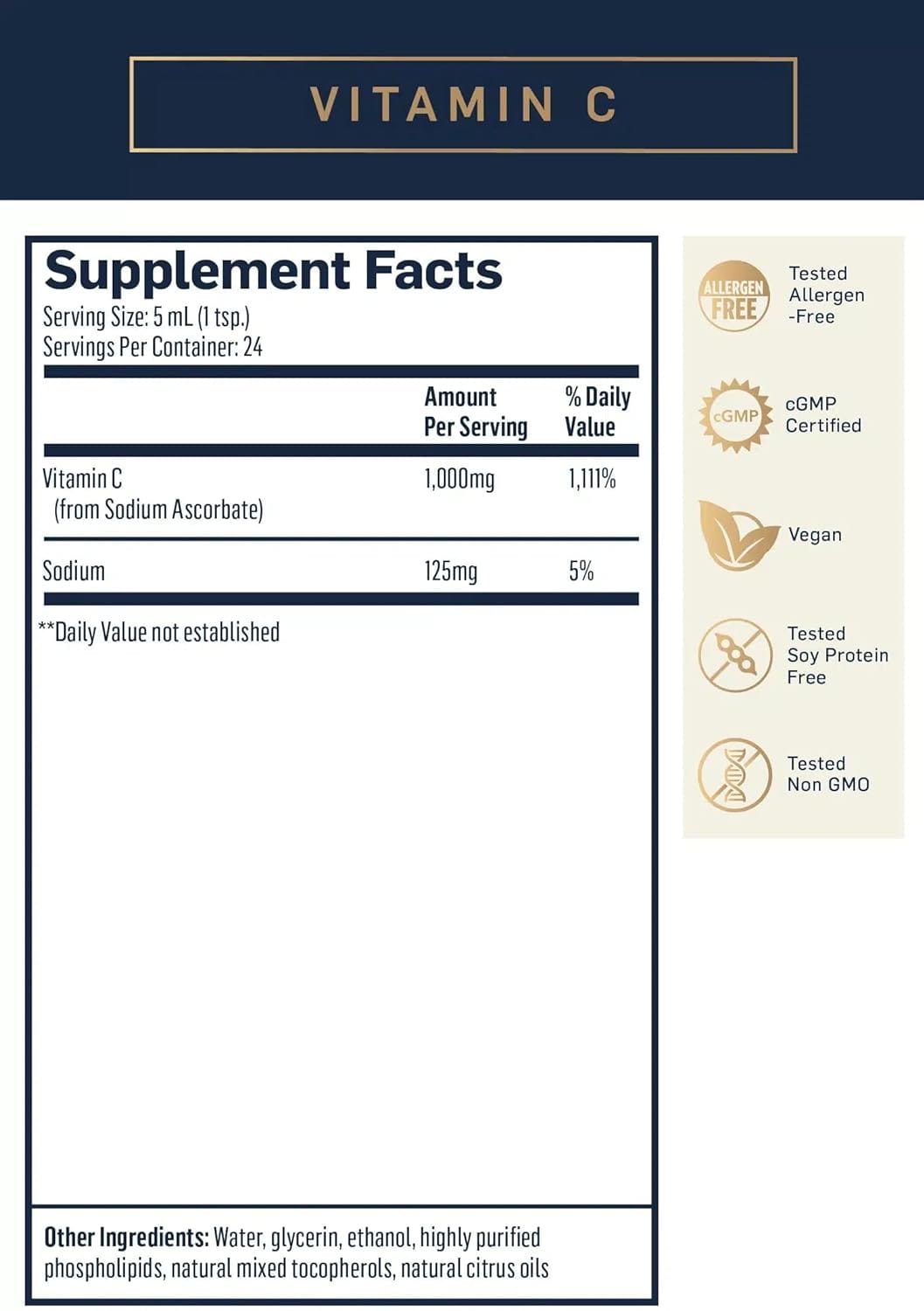 Liposomal Vitamin C - QuickSilver Scientific - Uno Vita AS