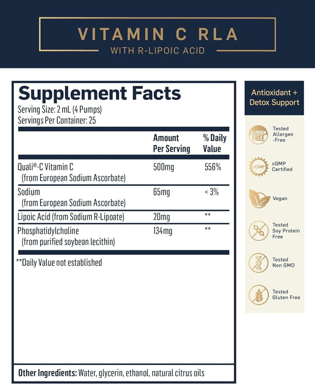Liposomal Vitamin C with R - Lipoic Acid - Uno Vita AS