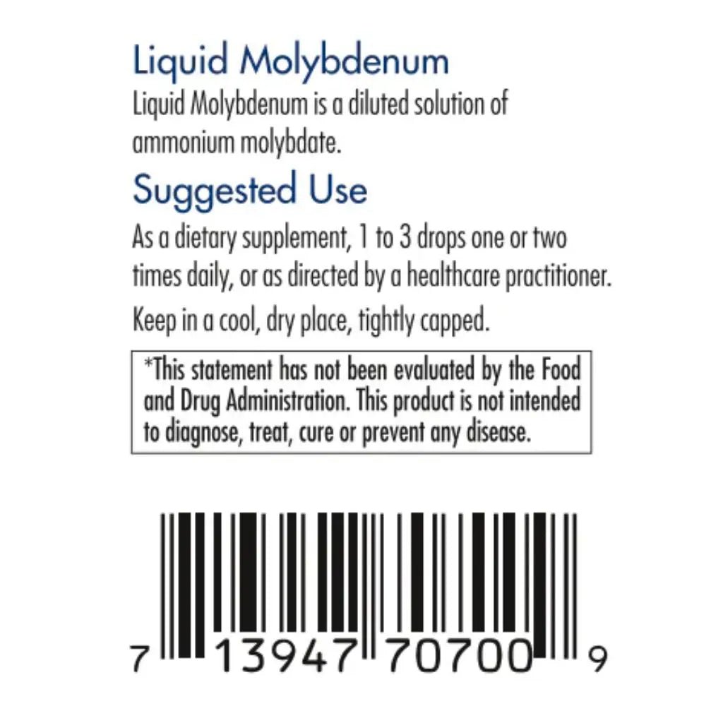 Liquid Molybdenum Allergy Research Group - Uno Vita AS