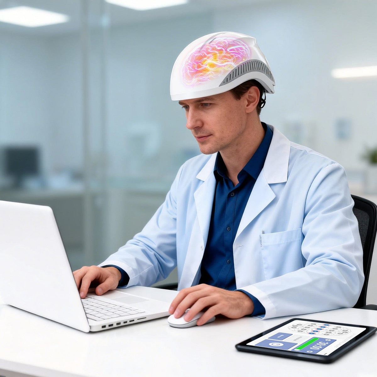 LuciPhi™ PBM Helmet - Advanced photobiomodulation for precise neurotechnology - Uno Vita AS