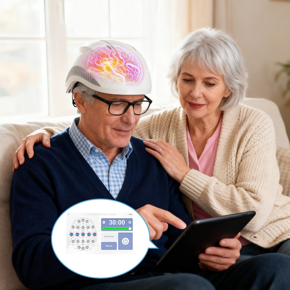 LuciPhi™ PBM Helmet - Advanced photobiomodulation for precise neurotechnology - Uno Vita AS