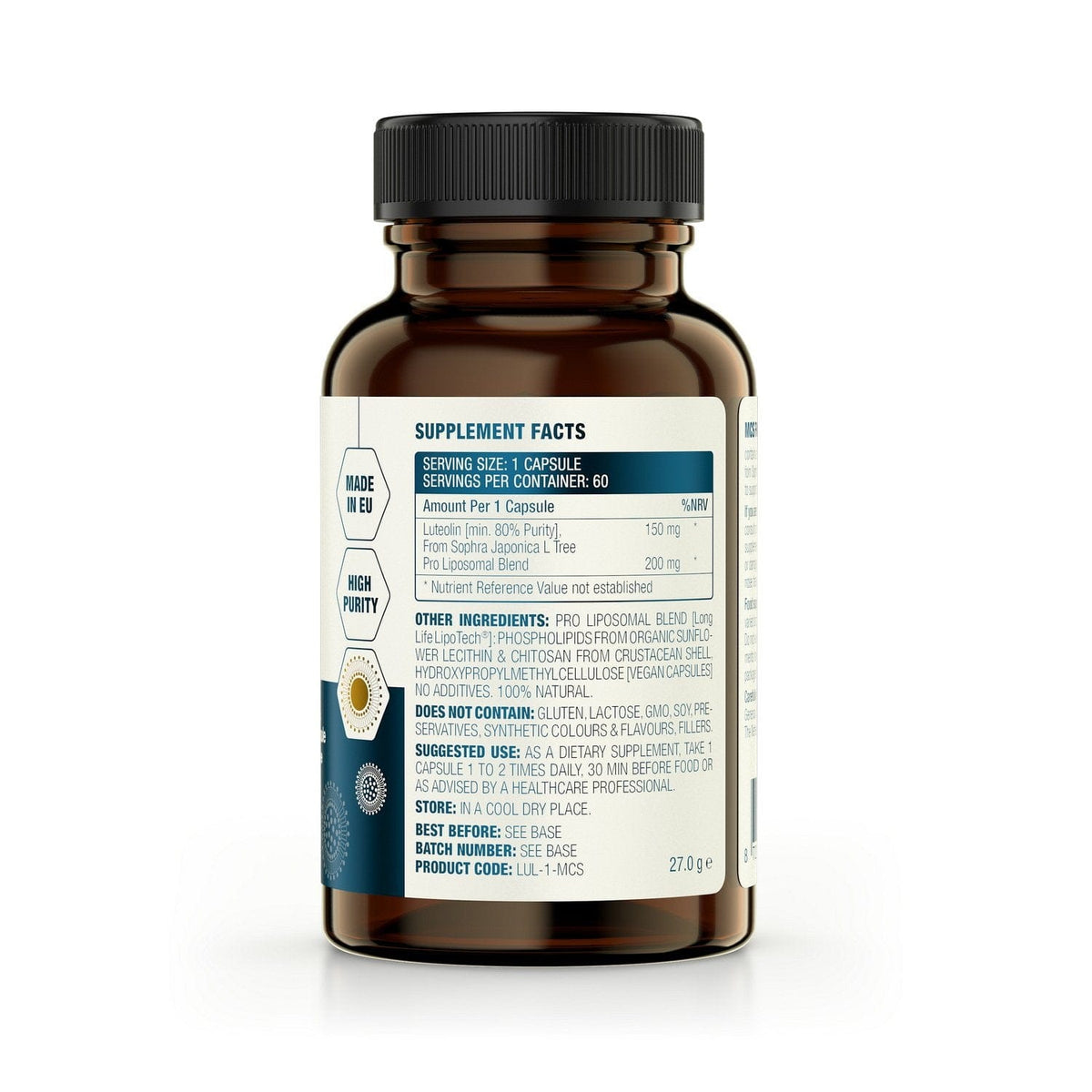 Luteolin Pro Liposomal (150 mg) - Uno Vita AS