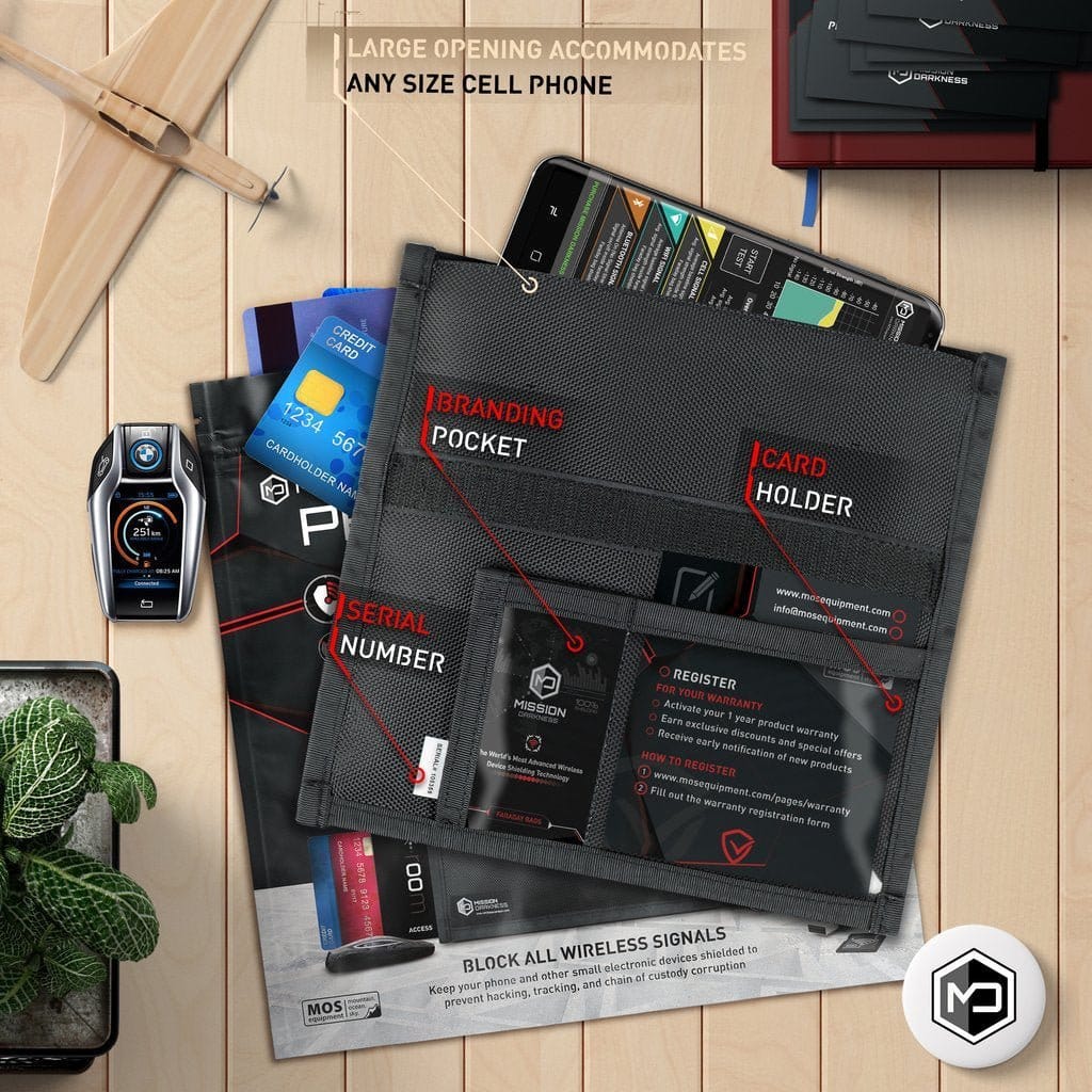 Mission Darkness™ Faraday Bag for Mobile Phones - Uno Vita AS