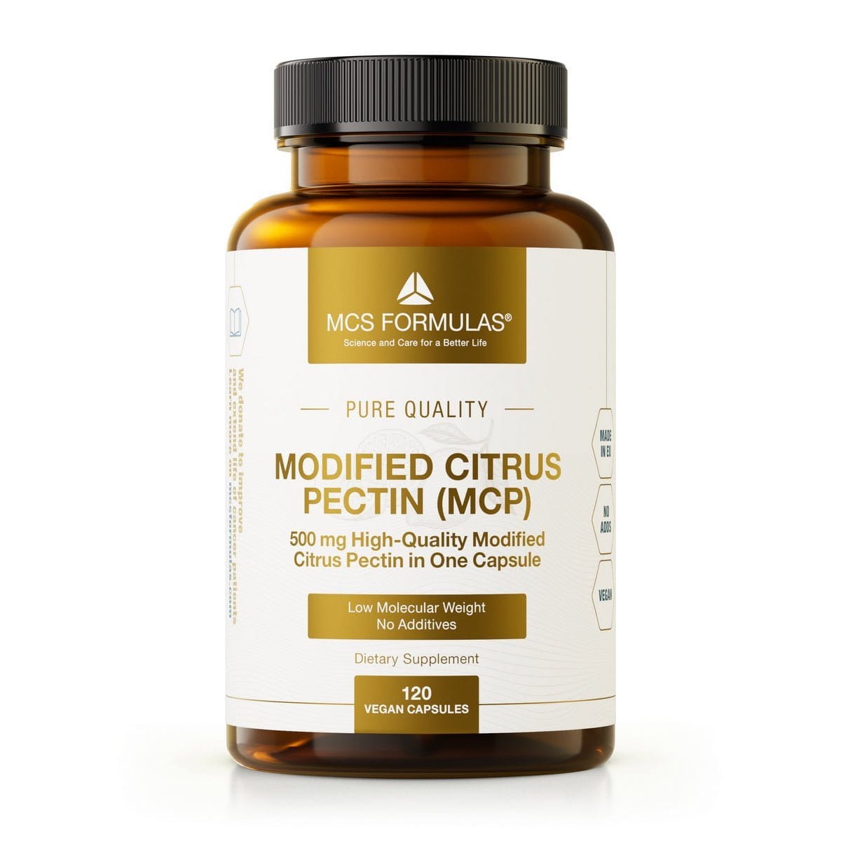 Modified Citrus Pectin pulver 450 g fra Uno Vita med 100 % modifisert sitruspektin fra sitrusskall