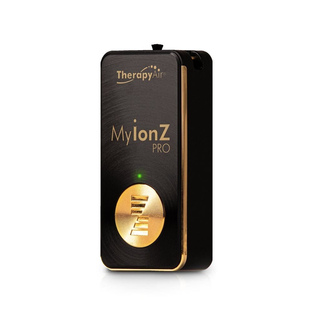 MY IONZ Pro ION-03 bærbar luftionisator med kompakt design, snor for halsbruk og filterfri luftrensing