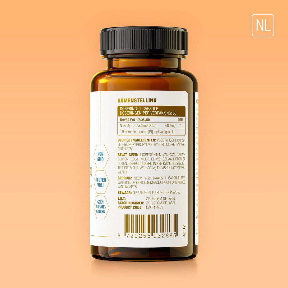 N - Acetyl - L - Cysteine (NAC - 600mg) - Uno Vita AS