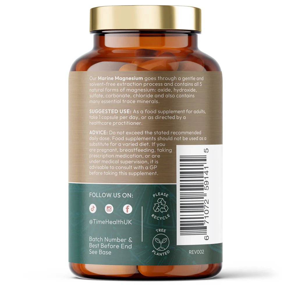 Natural Magnesium from Sea Water & Marine Trace Minerals - 1 a day - Uno Vita AS
