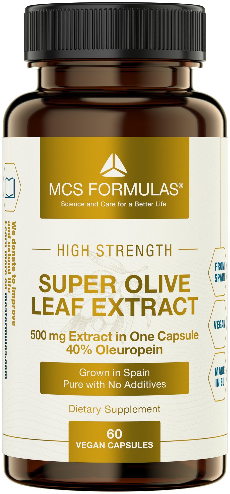 Olive Leaf Extract (500mg Capsule) - Uno Vita AS