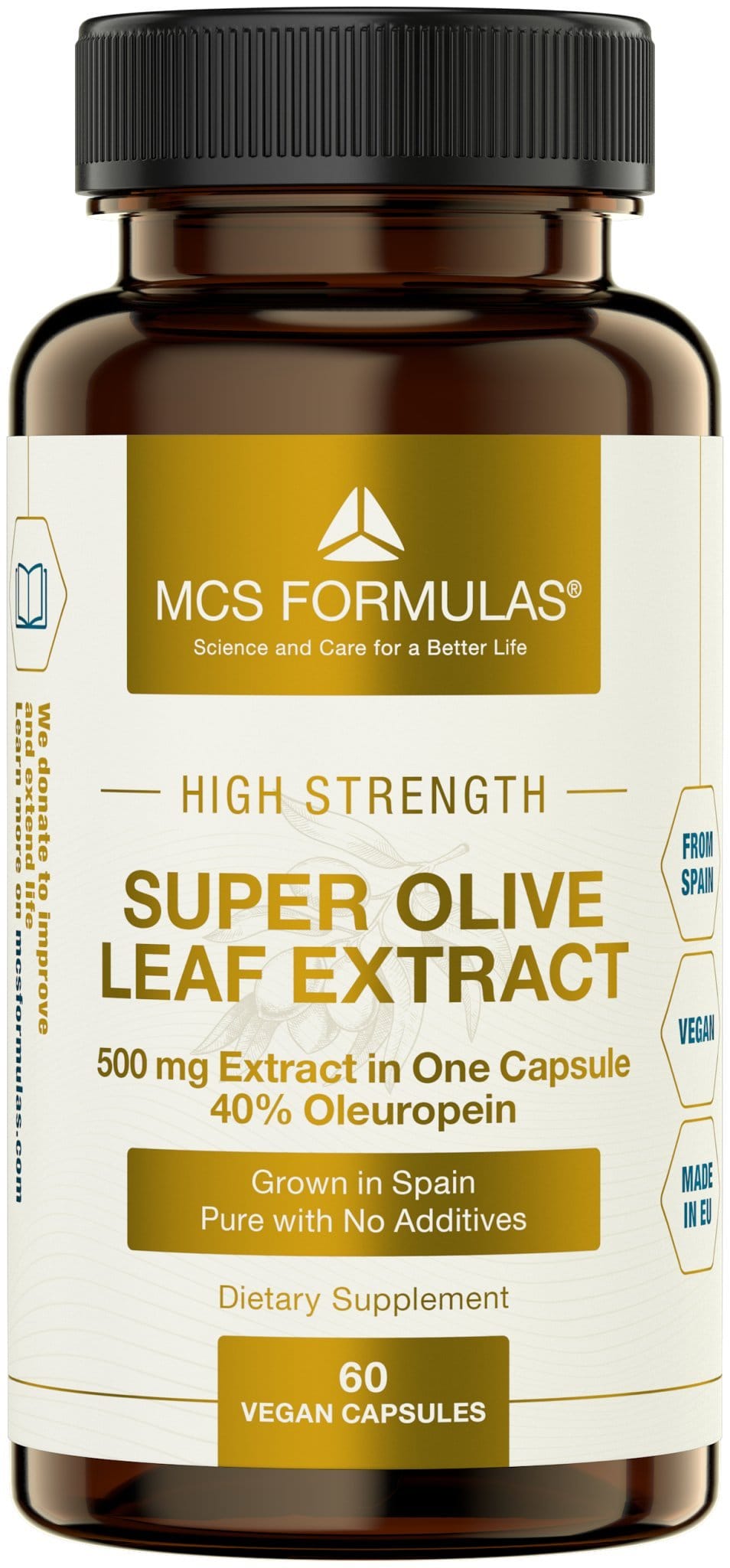 Olive Leaf Extract (500mg Capsule) - Uno Vita AS