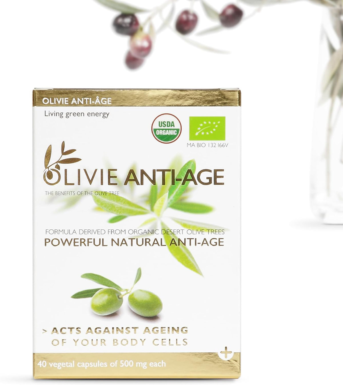 OLIVIE Anti - Age - The Ultimate Organic Anti - Aging Solution - Uno Vita AS