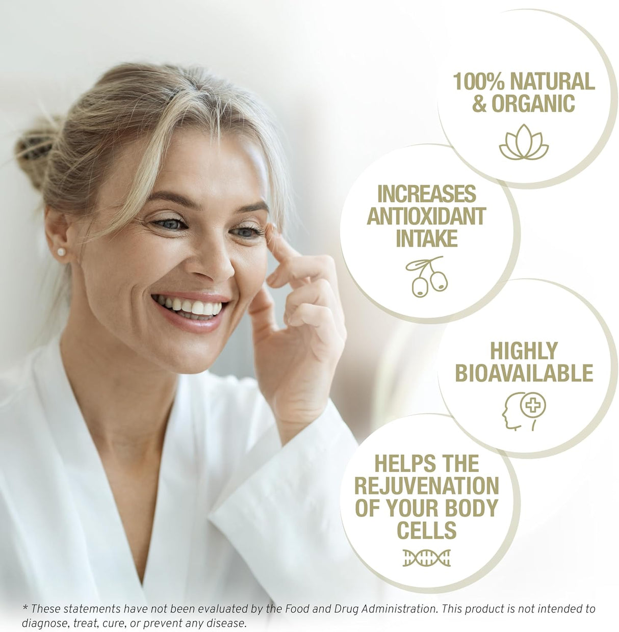 OLIVIE Anti - Age - The Ultimate Organic Anti - Aging Solution - Uno Vita AS