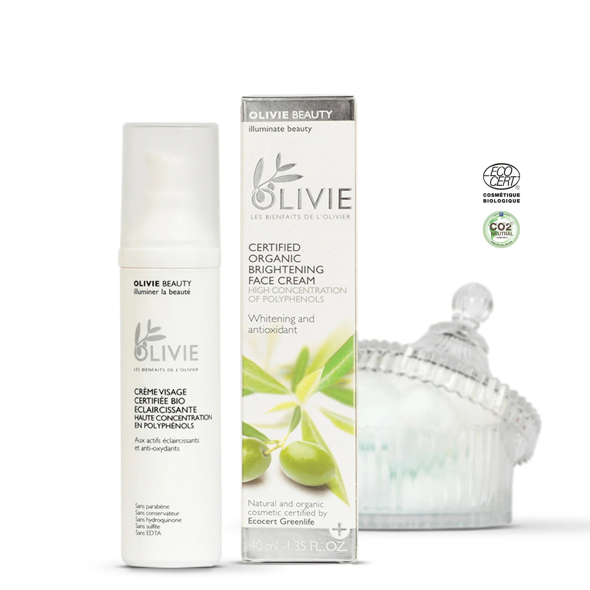 OLIVIE BEAUTY - Organic Certified Face Cream - Uno Vita AS