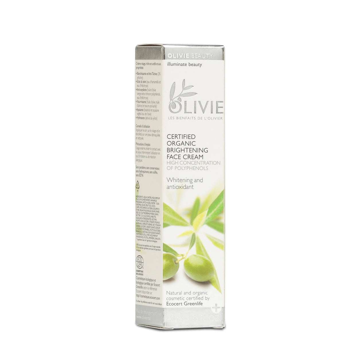 OLIVIE BEAUTY - Organic Certified Face Cream - Uno Vita AS