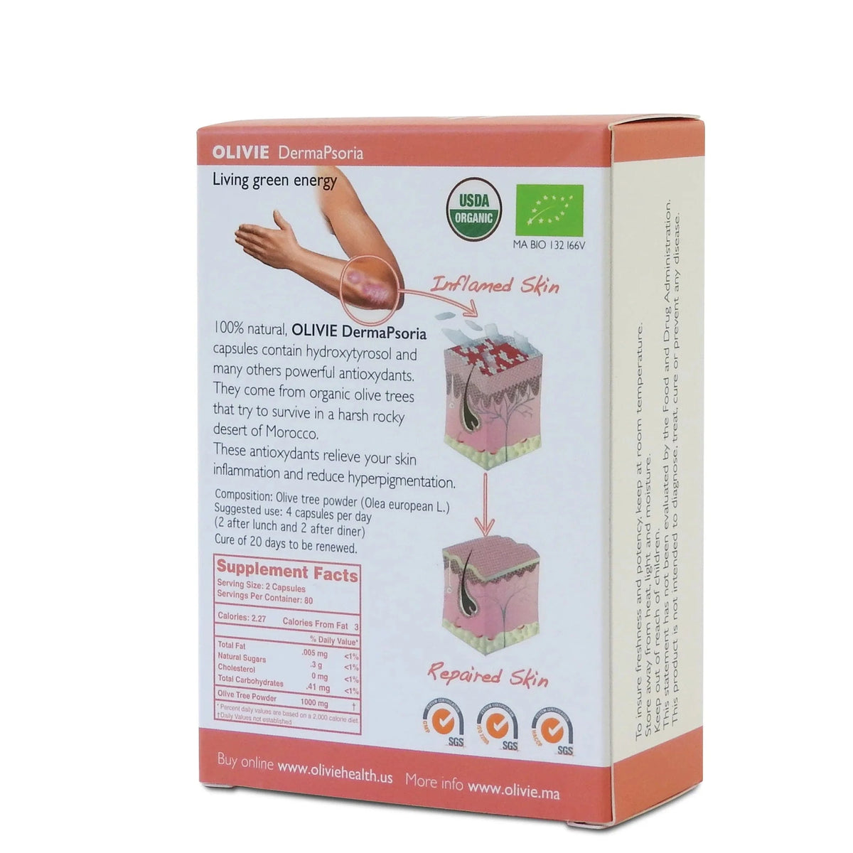 OLIVIE DERMAPSORIA - Fight Psorasis and Eczema NATURALLY! - Uno Vita AS