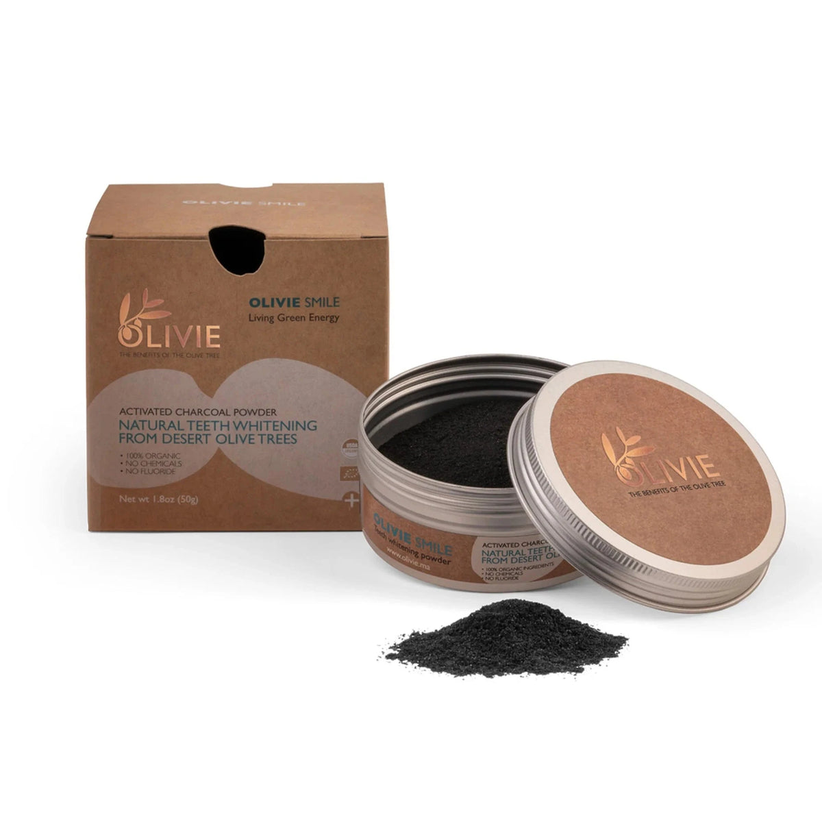 OLIVIE SMILE - Natural teeth whitening from desert olive trees - Uno Vita AS