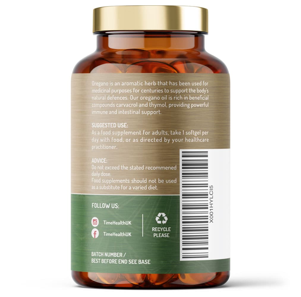 Oregano Oil – Spanish Origin – High in Carvacrol & Thymol - Uno Vita AS