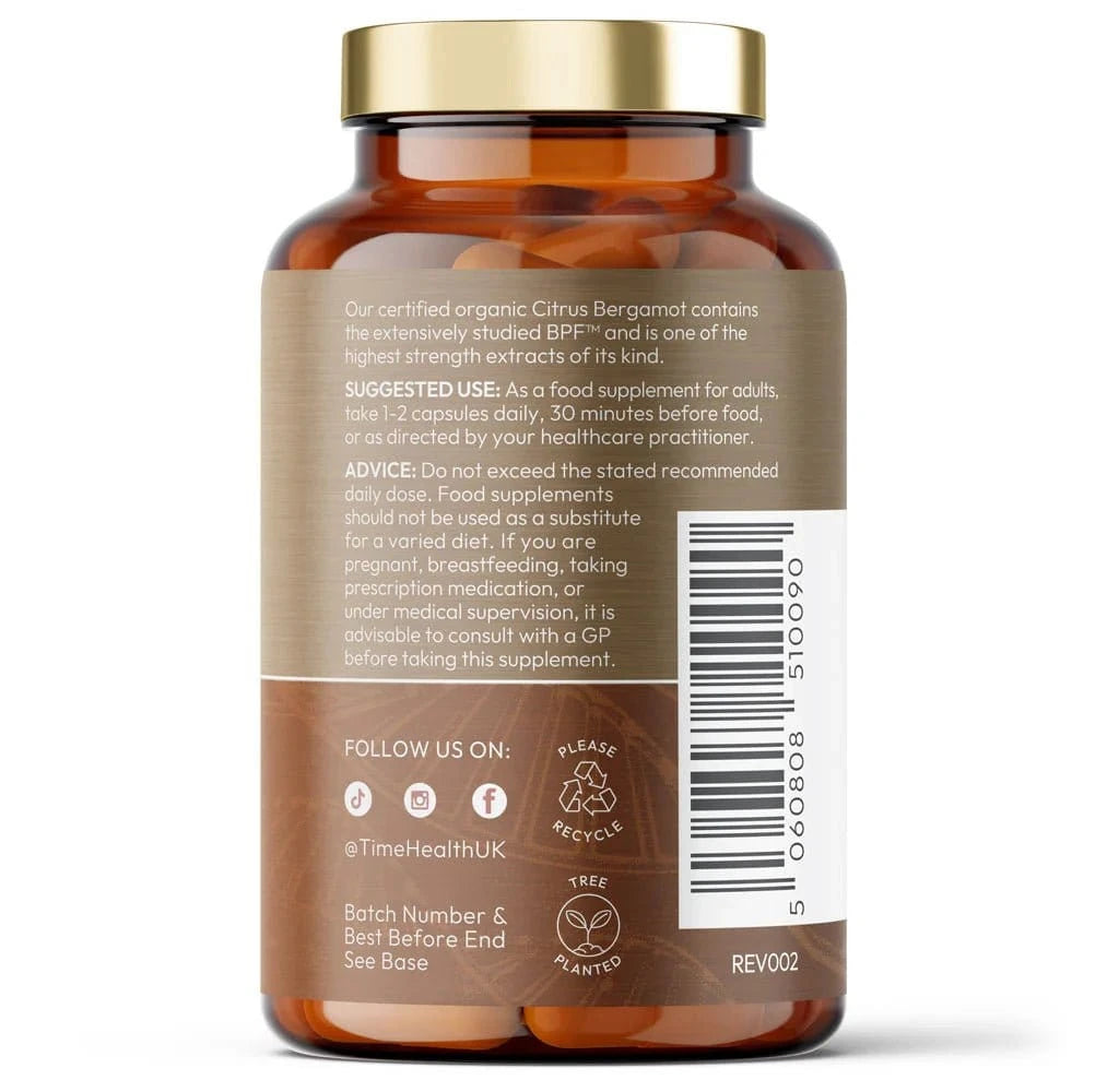 Organic Citrus Bergamot - 38% Polyphenols - BPF - Cholesterol - Uno Vita AS
