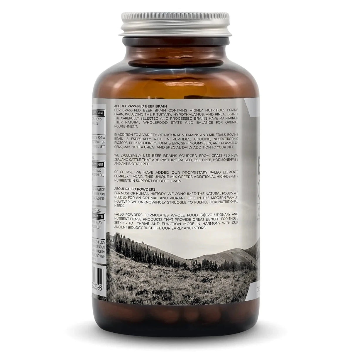 Paleo Beef Brain - Grassfed - 180 capsules - Uno Vita AS
