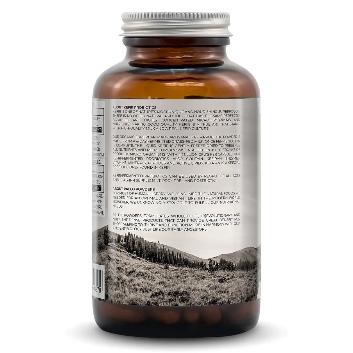 Paleo Probiotics - Organic Kefir Fermented - 120 capsules - Uno Vita AS