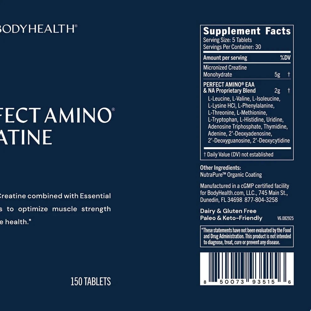 PerfectAmino Creatine Tablets (30 servings) - Uno Vita AS