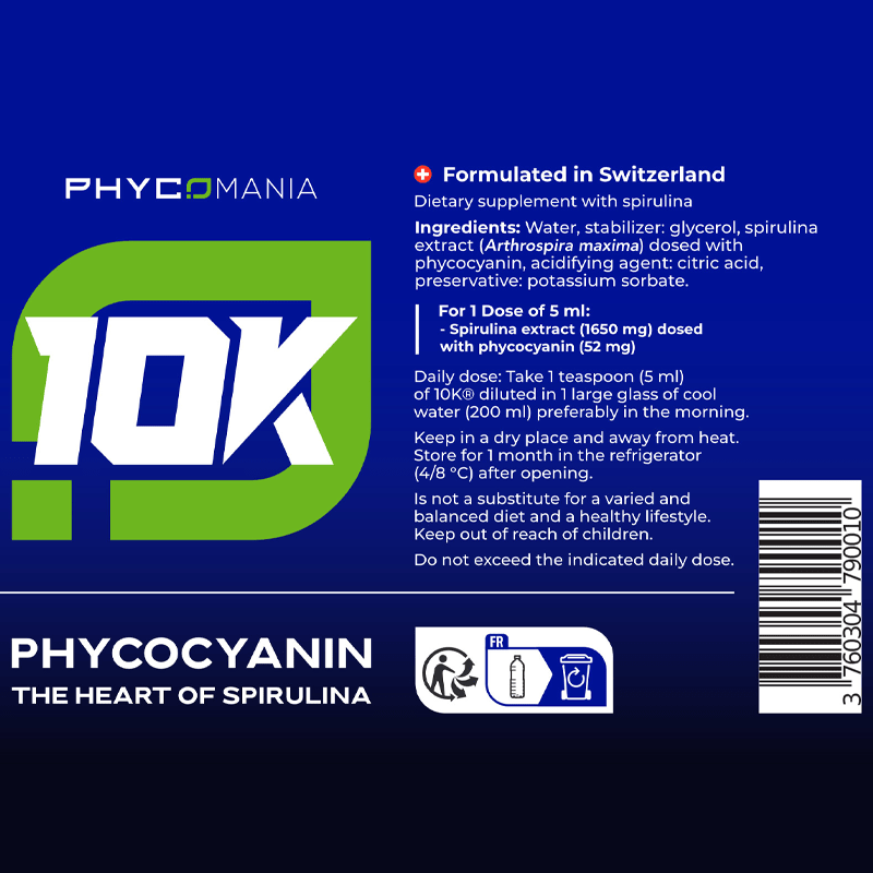 PHYCOCYANIN - The Heart of Spirulina and 10K Phycocyanin - Uno Vita AS