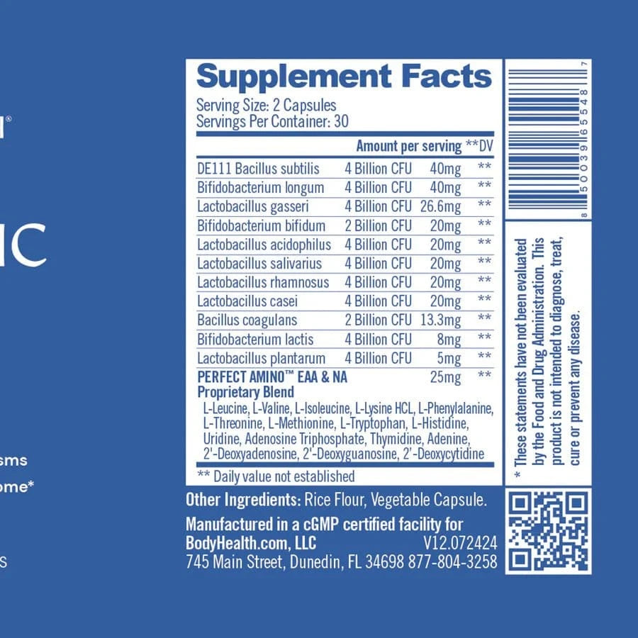 Probiotic with Perfect Amino (60) - Uno Vita AS