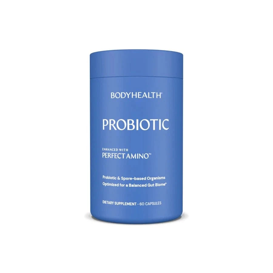 Probiotic with Perfect Amino 60 med 40 milliarder CFU, 11 bakteriestammer og kapsel med forsinket frigjøring