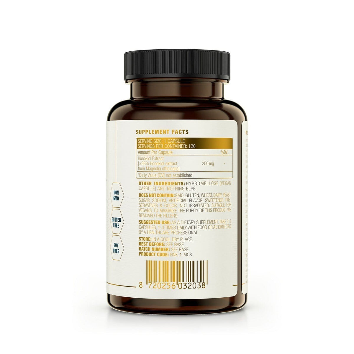 Pure Honokiol (250mg Capsule) - Uno Vita AS