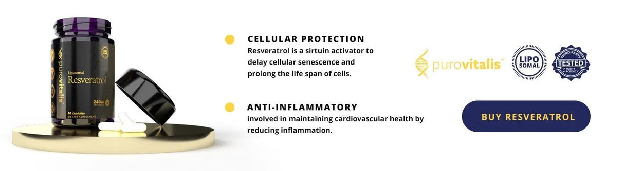 Purovitalis Liposomal Resveratrol (Date: 01.2026) - Uno Vita AS