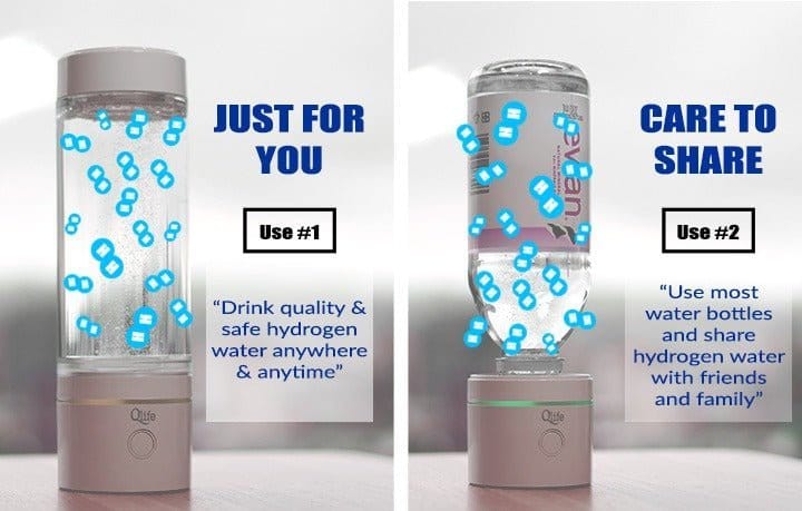 Qlife Q - cup Max hydrogen watergenerator - Uno Vita AS