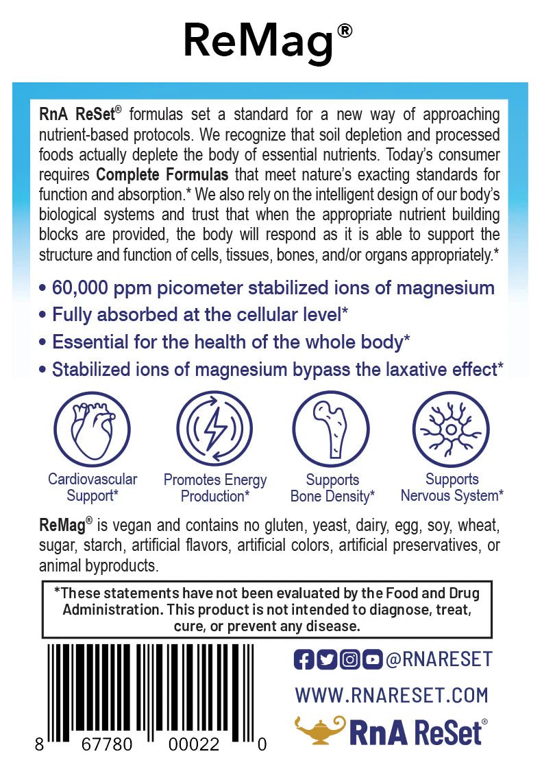 ReMag® Liquid Magnesium (480 ml) - Uno Vita AS