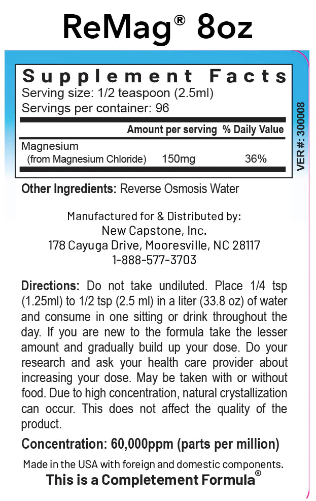 ReMag® Liquid Magnesium (480 ml)