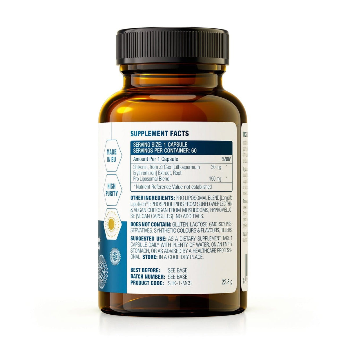 Shikonin Pro Liposomal (30 mg, 60 Caps) - Uno Vita AS
