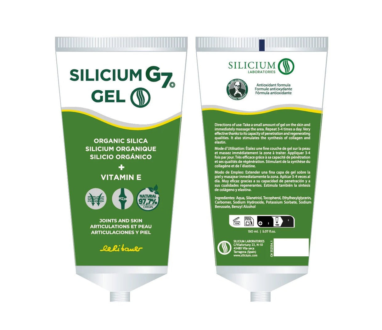 Silicium G7 Gel 150 ml - Uno Vita AS