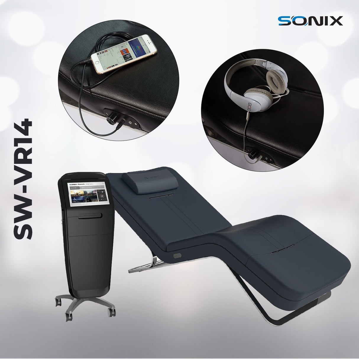 SonicWave SW-VR14: Cutting-edge vibroacoustic therapy chair for relaxation and well-being - Uno Vita AS