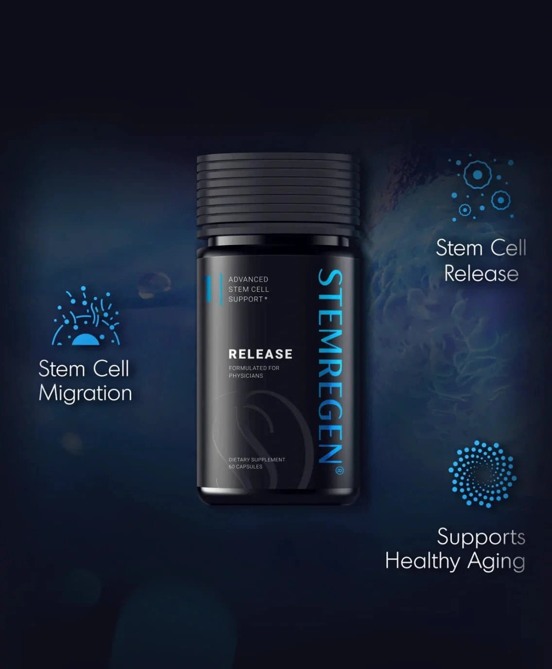 STEMREGEN Release Advanced Natural Stem Cell Support - Uno Vita AS