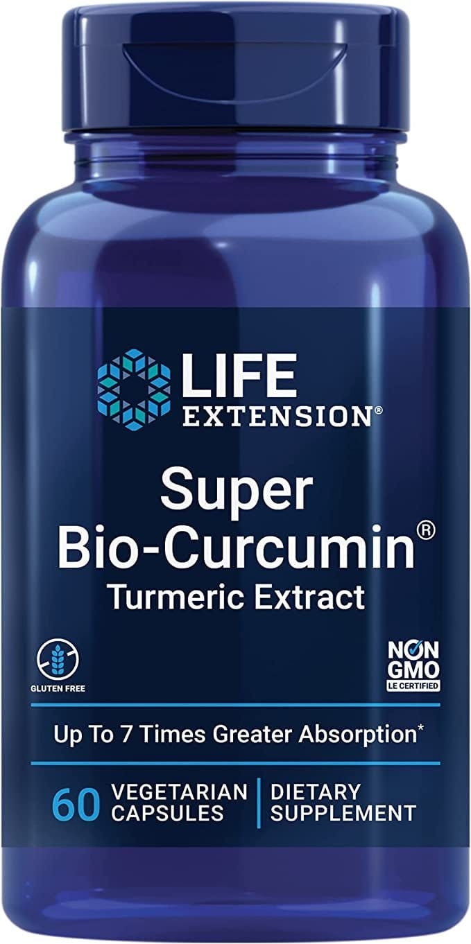 Super Bio Curcumin Turmeric Extract 400 mg med BCM-95®, 60 vegetabilske kapsler fra Life Extension