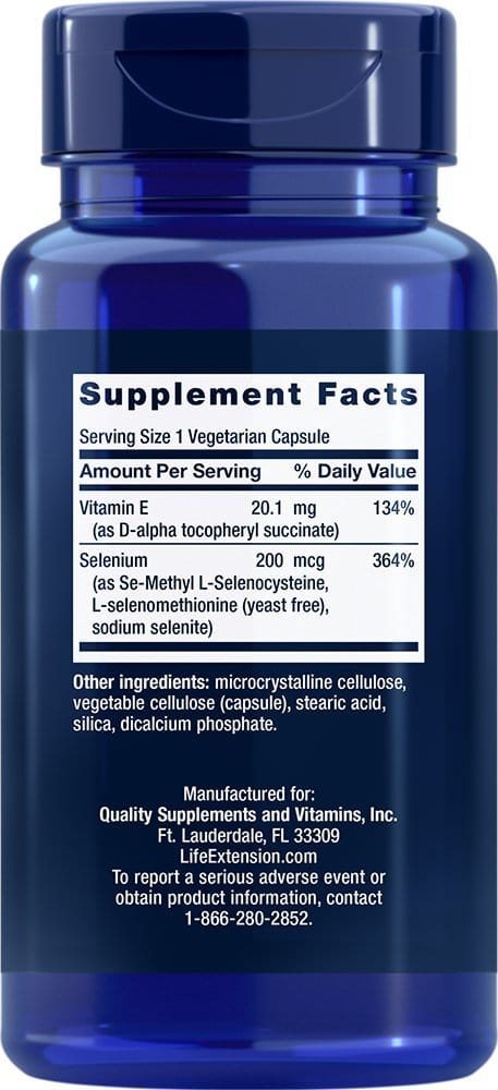 Super Selenium Complex (200 mcg, 100 vegetarian capsules) - Uno Vita AS