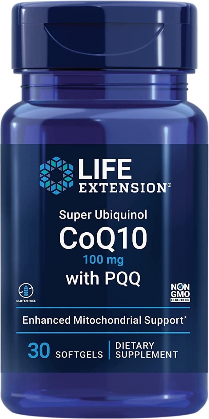 Super Ubiquinol CoQ10 with PQQ 100 mg i softgels, 30 kapsler med ubiquinol, PQQ og shilajit