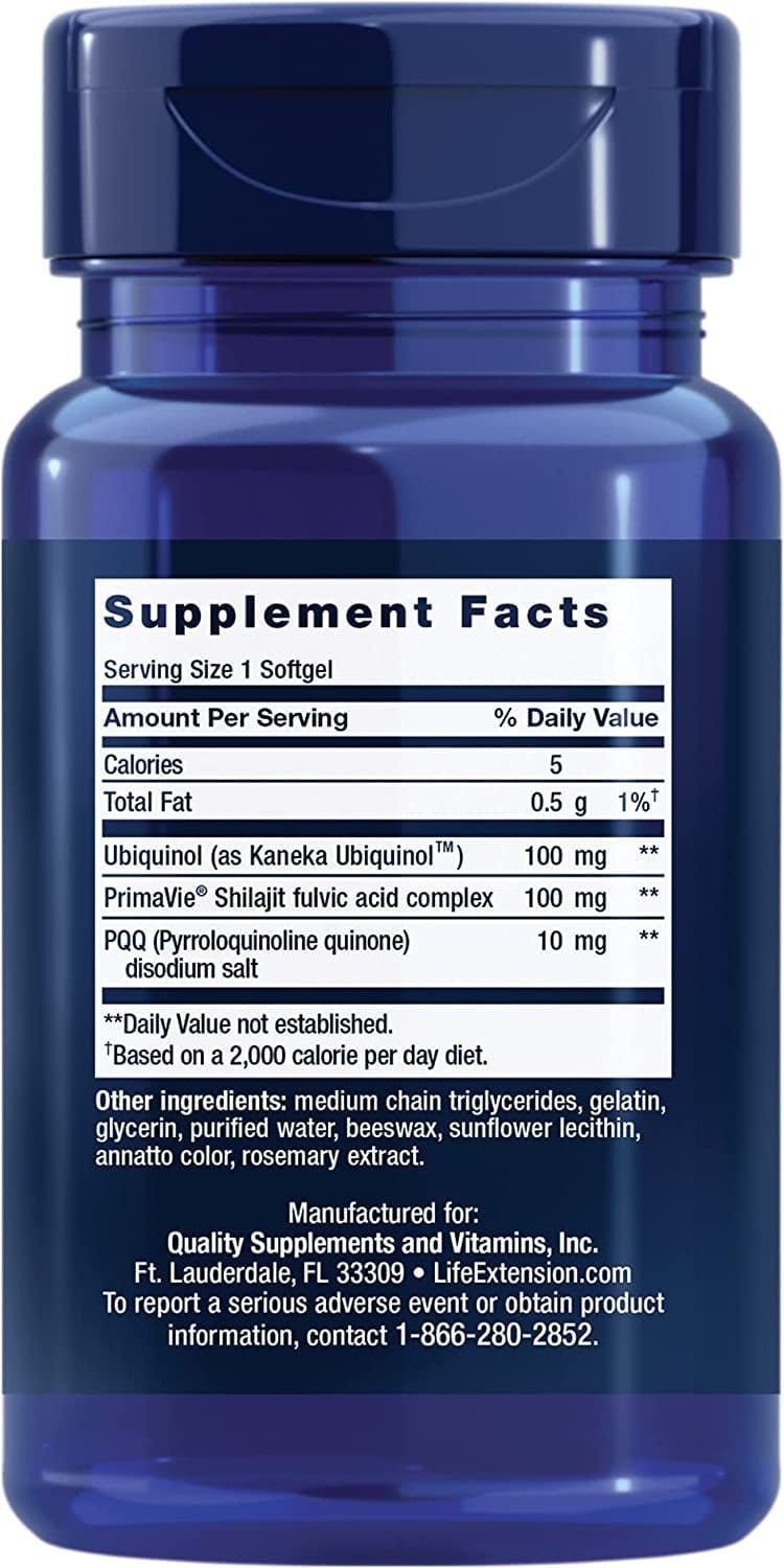Super Ubiquinol CoQ10 with PQQ (100 mg) - Uno Vita AS