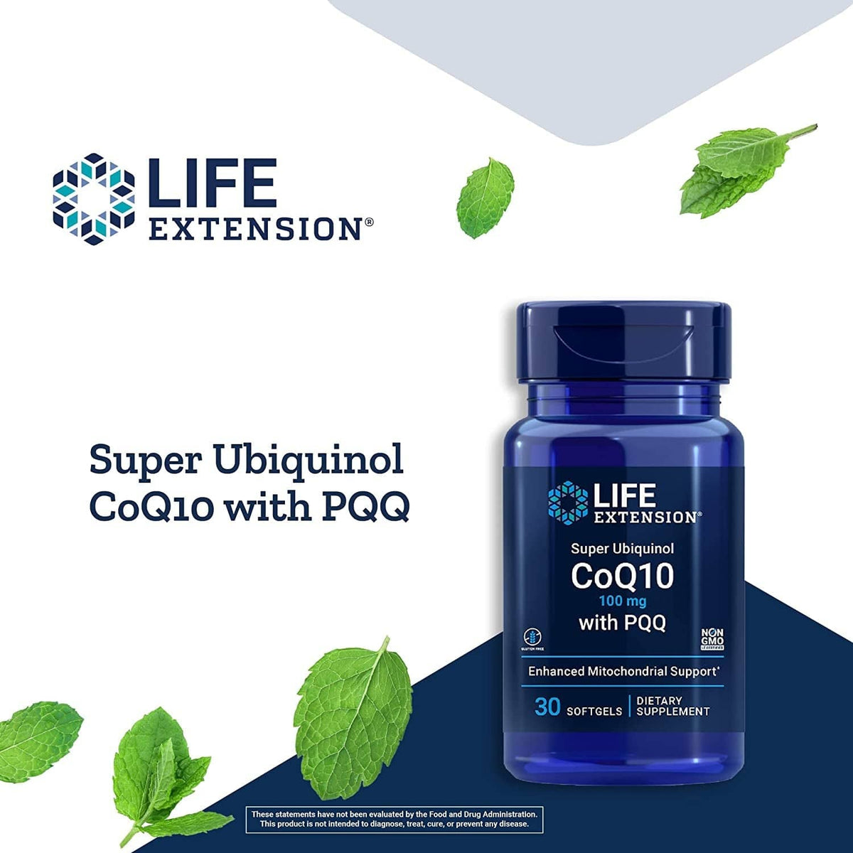 Super Ubiquinol CoQ10 with PQQ (100 mg) - Uno Vita AS