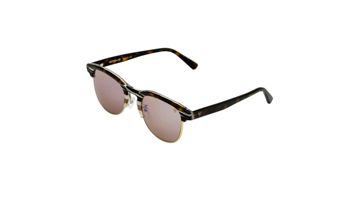 Tesla Hyperlight EyeWear Brown modell 05 med brune fullerenlinser og moderne innfatning for UV- og blålysfilter