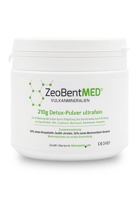 Ultra - Fine ZeoBent MED® Detox Powder for Internal Use (200g) - Uno Vita AS
