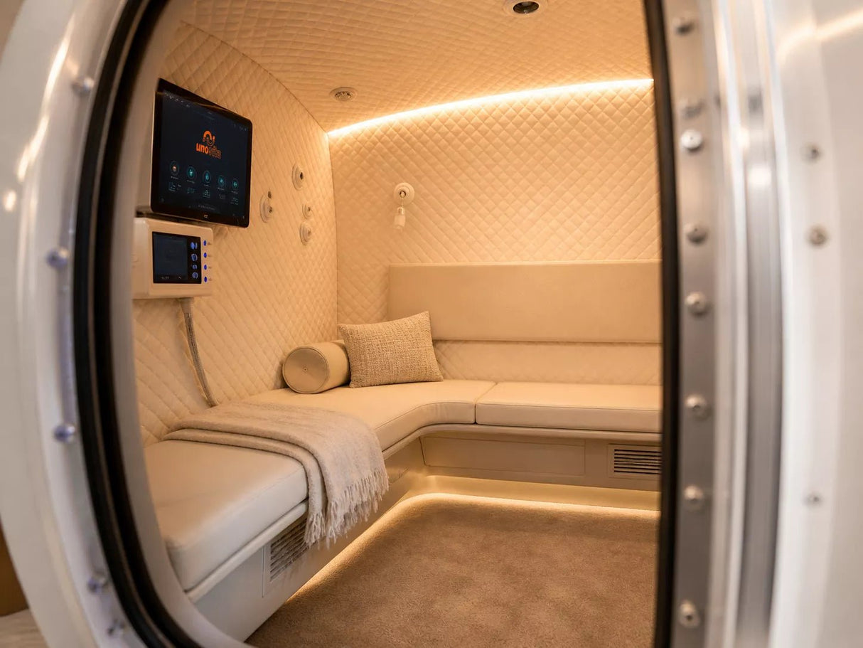 Uno Vita – Macypan HE5000Plus (1 - 4 person) Hard - Shell Multiplace Hyperbaric Oxygen Therapy Chamber - Uno Vita AS