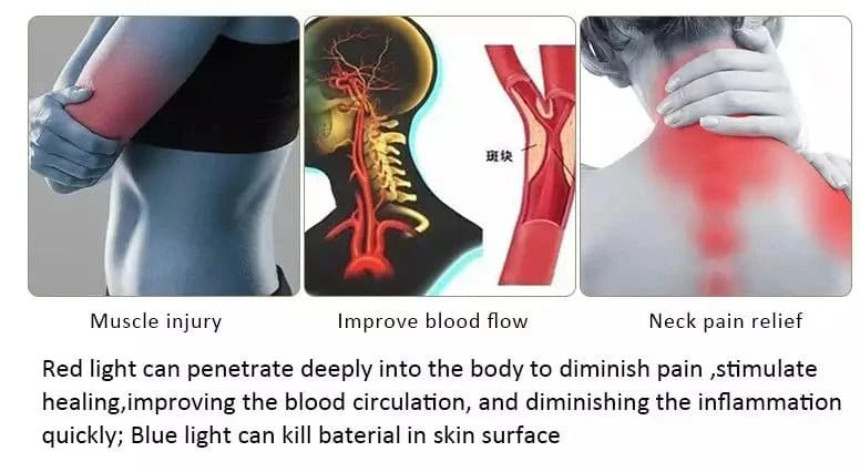 Uno Vita Red & Blue Light Therapy Neck Device - Uno Vita AS