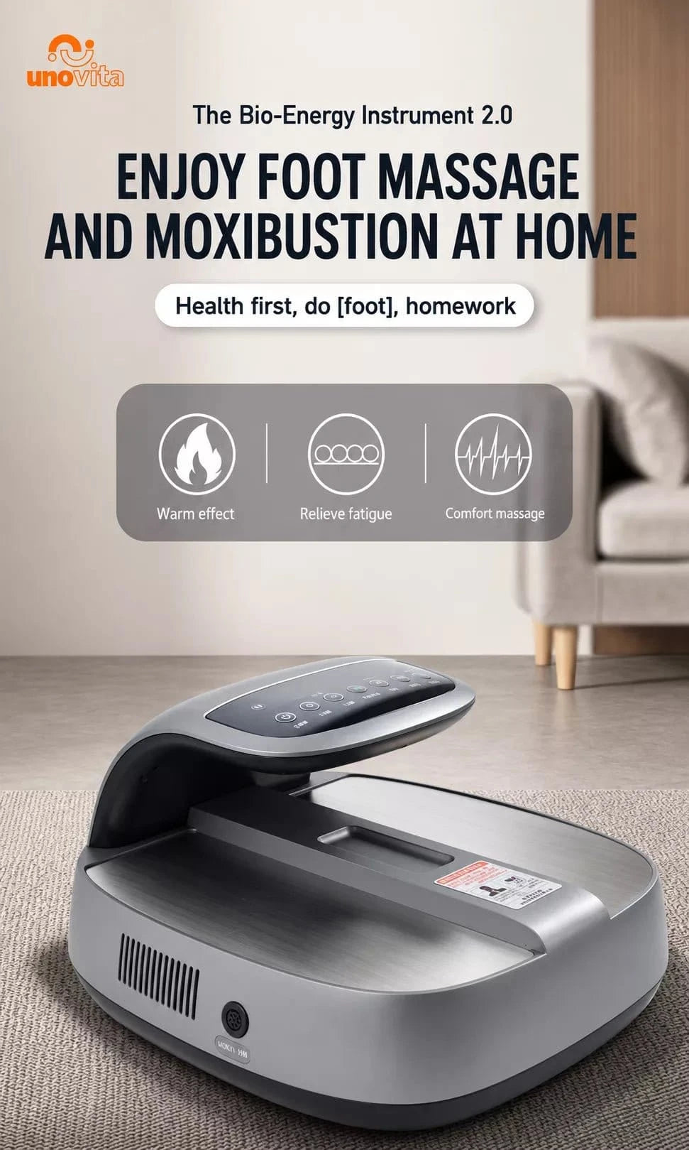 Uno Vita THz Terahertz Advanced Foot Massager - Uno Vita AS