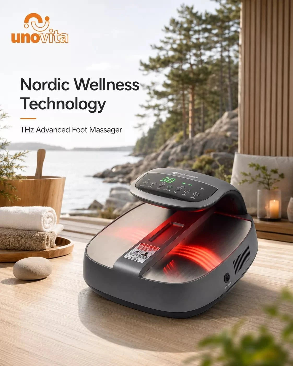 Uno Vita THz Terahertz Advanced Foot Massager - Uno Vita AS