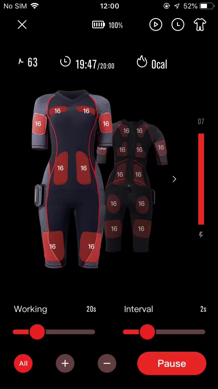 Uno Vita`s EMS - treningsdrakt (mannlig versjon) - Uno Vita AS