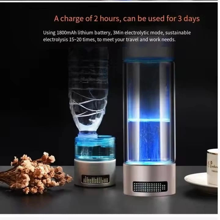 Uno Vita`s Hydrogen (H2) water bottle (up to 9000 ppb) - Uno Vita AS