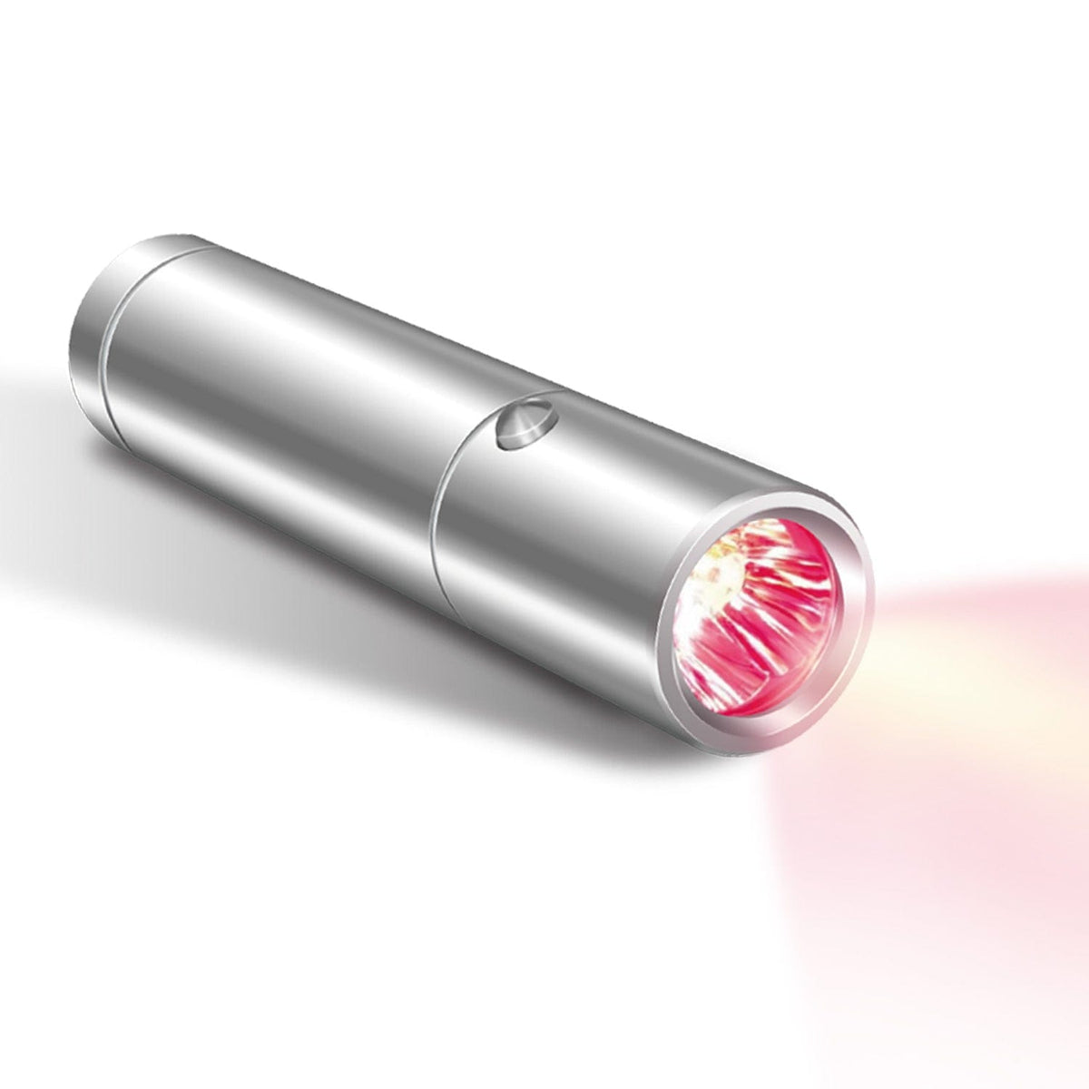 Uno Vita håndholdt lysterapi-lommelykt i aluminium med 5 LED og 5 bølgelengder, inkludert briller og tilbehør